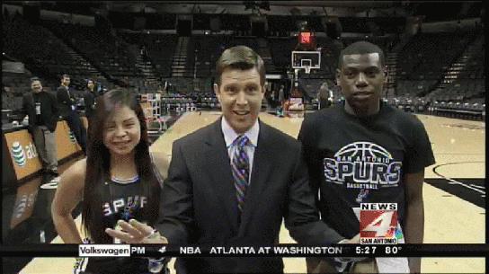 Students are “Sportscasters for a Day” thanks to NEEF