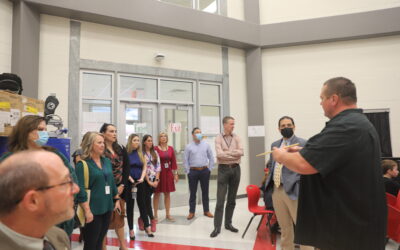 NEEF Board tours Eisenhower Middle School