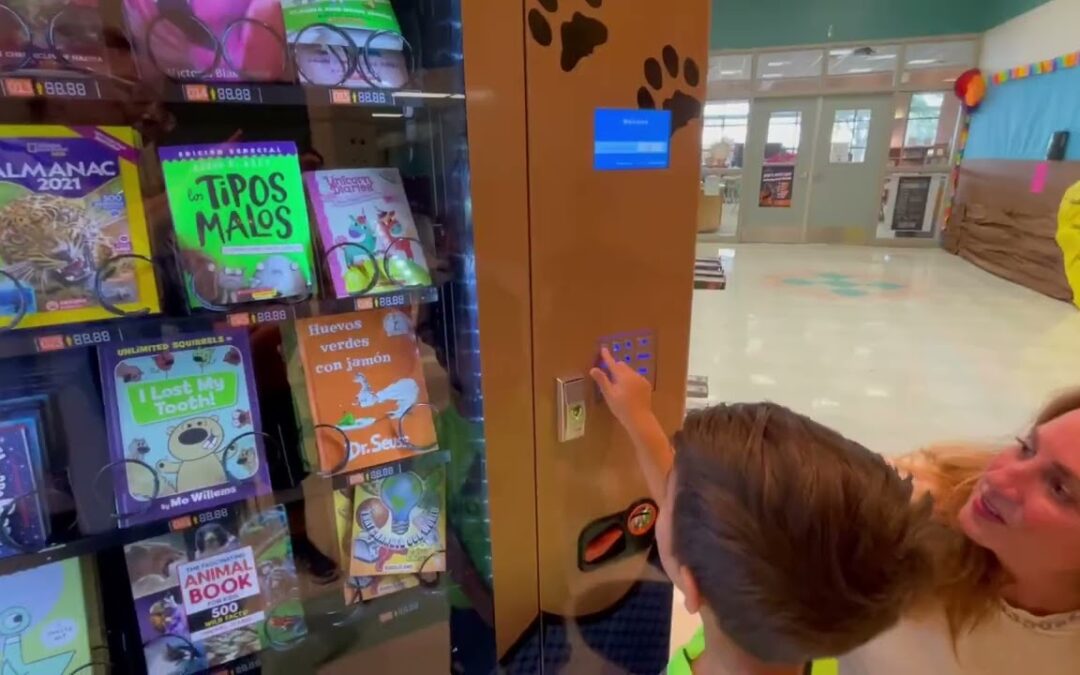 Stone Oak Elementary Book Vending Machine